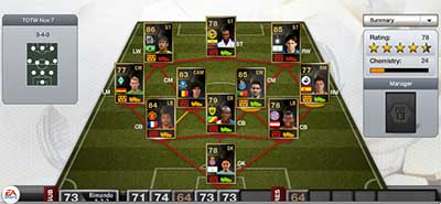 FIFA 13 Ultimate Team - Team of the Week 8 (TOTW 8)