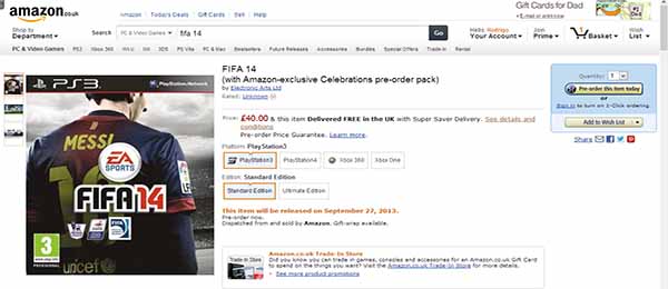 FIFA 14 Buying Guide - Prices, Stores & More