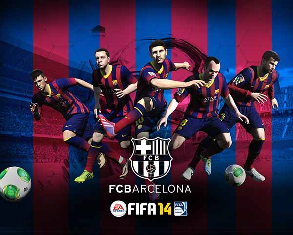 FIFA 14 Barcelona Wallpaper