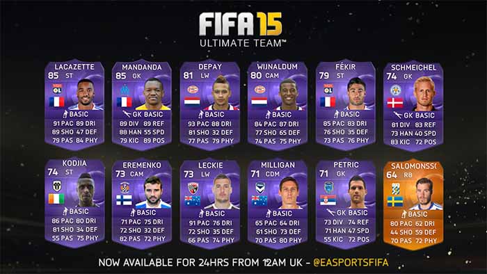 Purple IF Cards - All the FIFA 15 Ultimate Team Heroes - Round 4