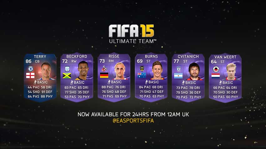 Purple IF Cards - All the FIFA 15 Ultimate Team Heroes - Round 2