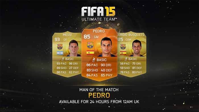 Complete List of FIFA 15 Ultimate Team MOTM Cards