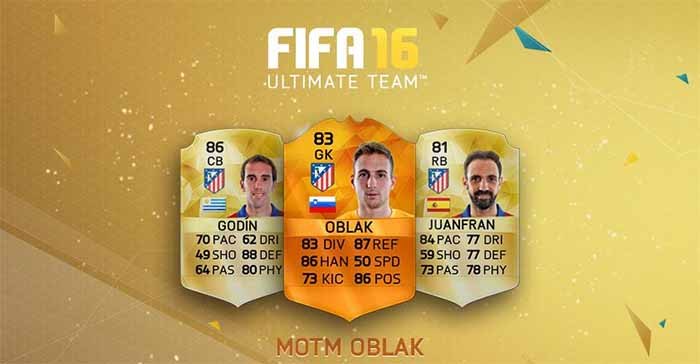 Man of the Match - FIFA 16 Ultimate Team MOTM Cards List