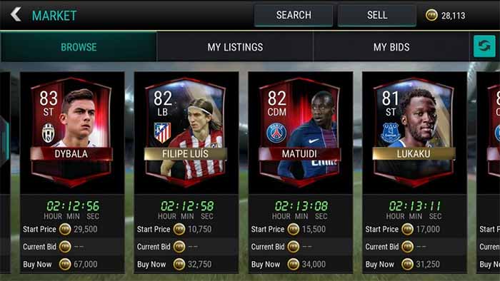 fifa 17 mobile