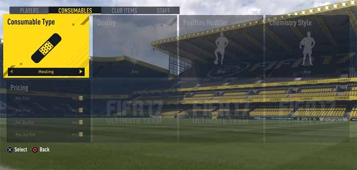 FIFA 17 Healing Cards Guide for FIFA 17 Ultimate Team