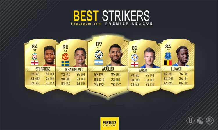 Premier League Squad Guide for FIFA 17 Ultimate Team - CF e ST