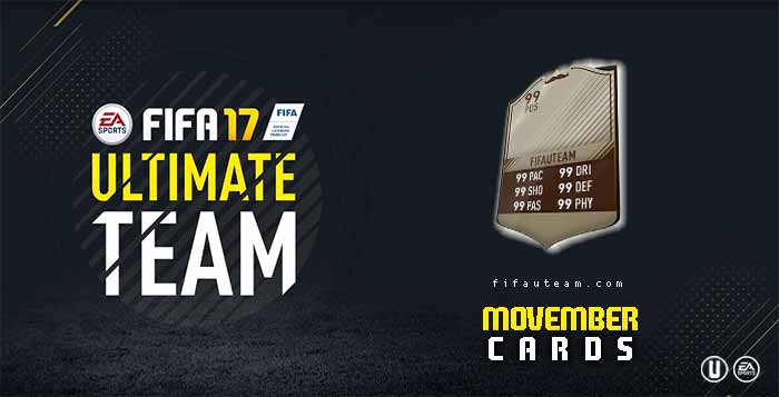 FIFA 17 Players Cards Guide - Movember Cards