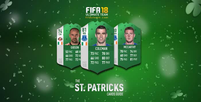 FIFA 18 Players Cards Guide - St Patricks Cards