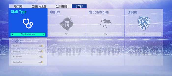 FIFA 19 Physio Coaches Cards Guide for FIFA 19 Ultimate Team