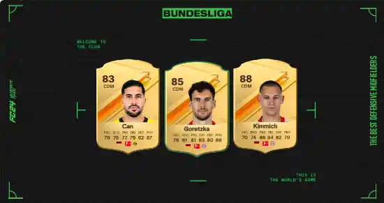 The Best FC 24 Bundesliga Midfielders The Best FC 24 Bundesliga Midfielders