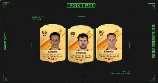 The Best FC 24 Bundesliga Midfielders The Best FC 24 Bundesliga Midfielders