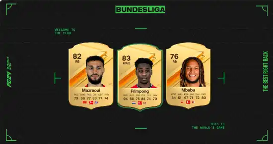The Best FC 24 Bundesliga Right-Backs The Best FC 24 Bundesliga Right-Backs