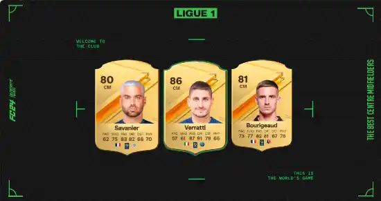 The Best FC 24 Ligue 1 Midfielders The Best FC 24 Ligue 1 Midfielders