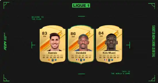 The Best FC 24 Ligue 1 Midfielders The Best FC 24 Ligue 1 Midfielders