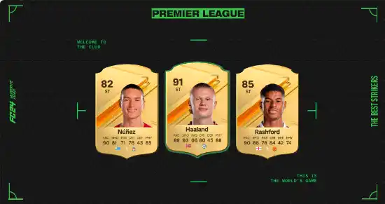 The Best FC 24 Premier League Forwards The Best FC 24 Premier League Strikers