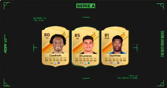 The Best FC 24 Serie A Right-Backs The Best FC 24 Serie A Right-Backs