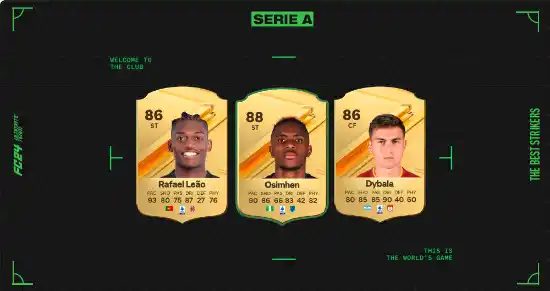 The Best FC 24 Serie A Forwards The Best FC 24 Serie A Strikers