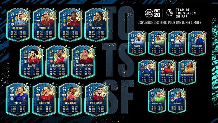 FUT 20 Premier League TOTS