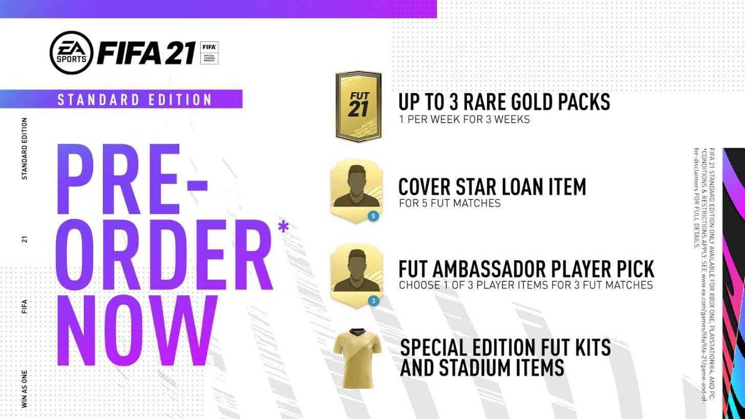 FIFA 21 Pre-Order Offers: FIFA 21 Standard Edition