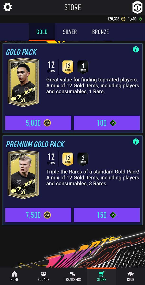 Fifa 22 Web App/Companion App Pack Opening 