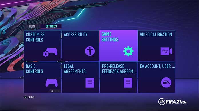 FIFA 21 Game Settings Guide