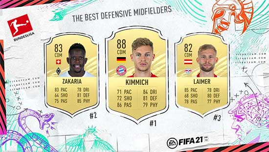 Os Melhores Médios da Bundesliga em FIFA 21