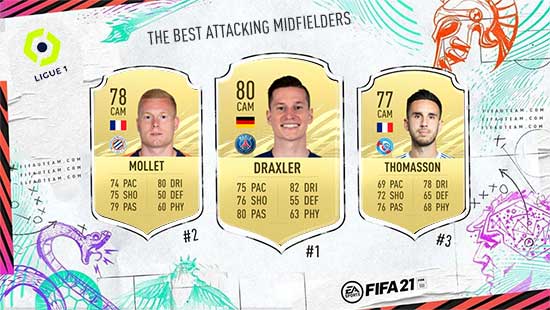 The Best FIFA 21 Ligue 1 Midfielders