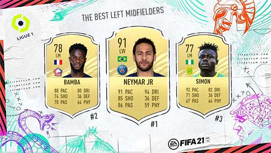 Os Melhores Médios da Ligue 1 em FIFA 21
