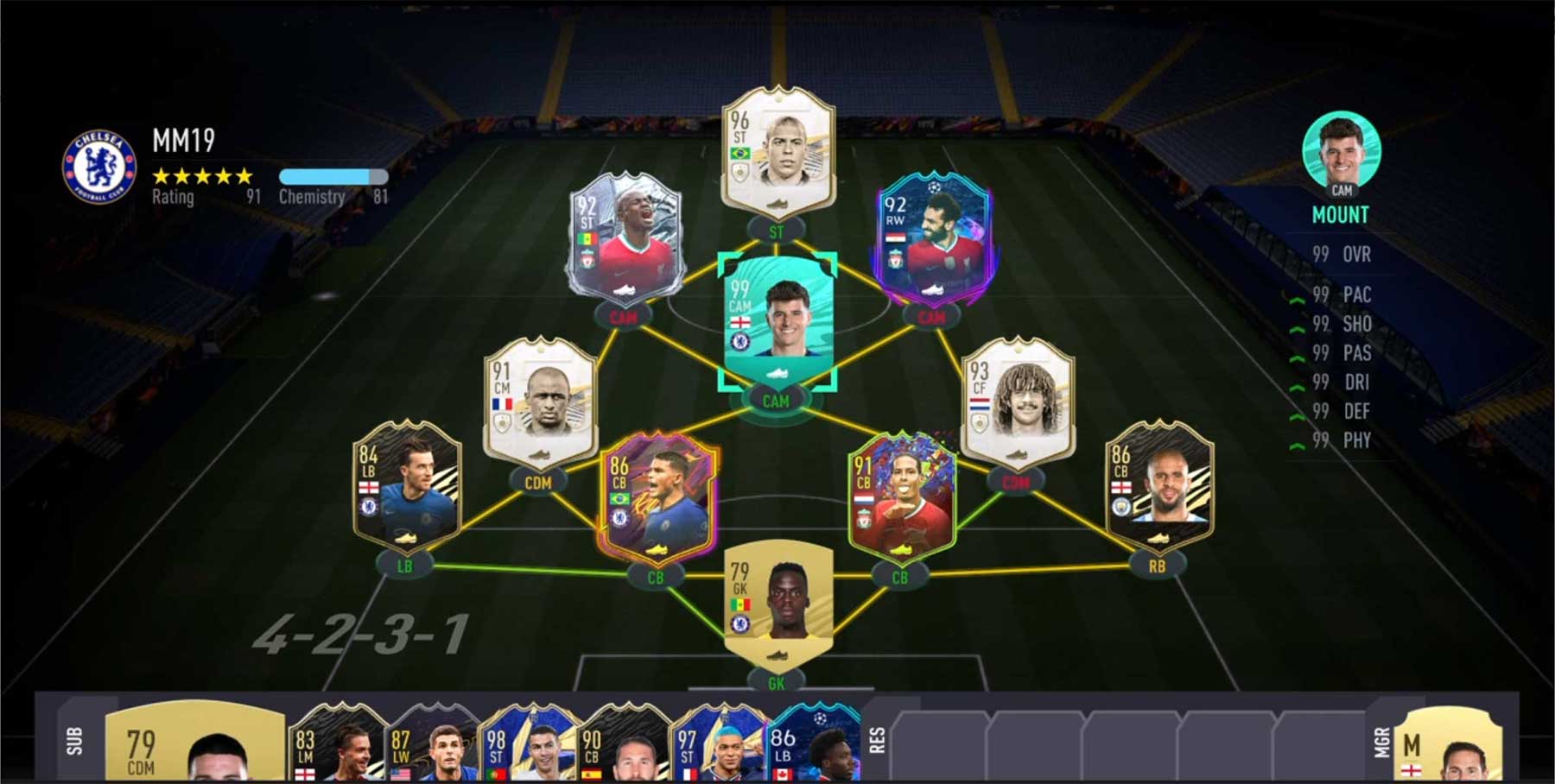 fifa 21 pro players cards list