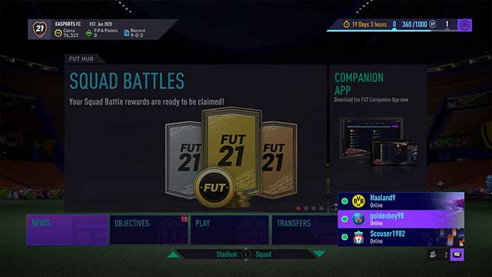 FIFA 21 Squad Battles