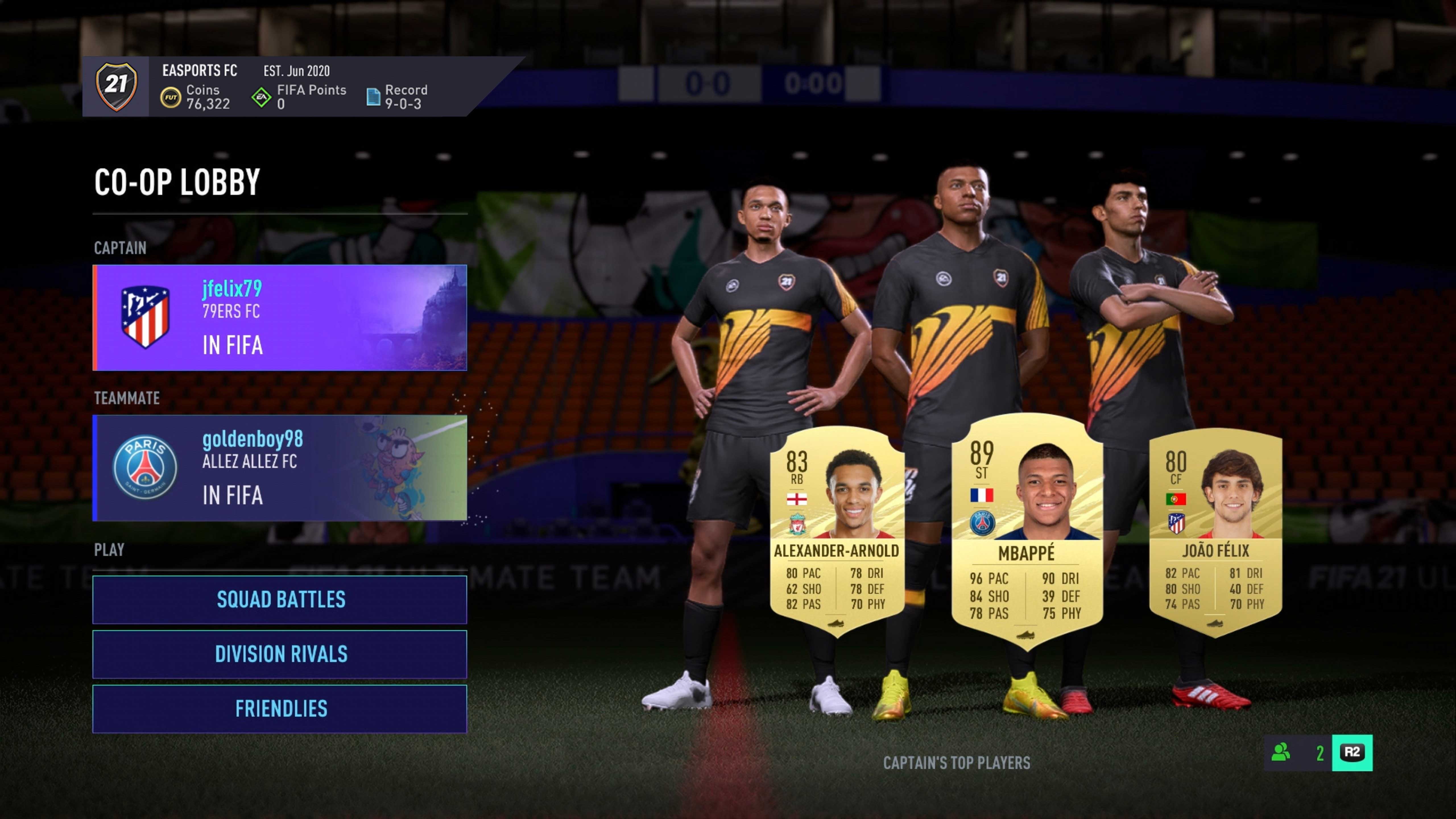 Fifa 22 squads