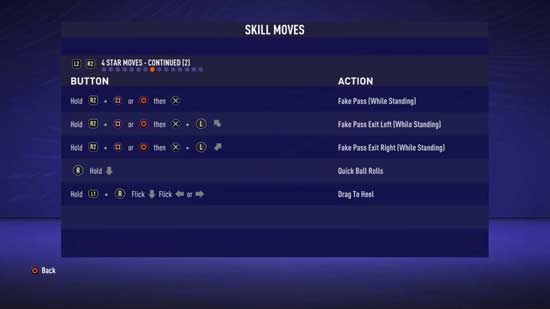 FIFA 21 Skill Moves