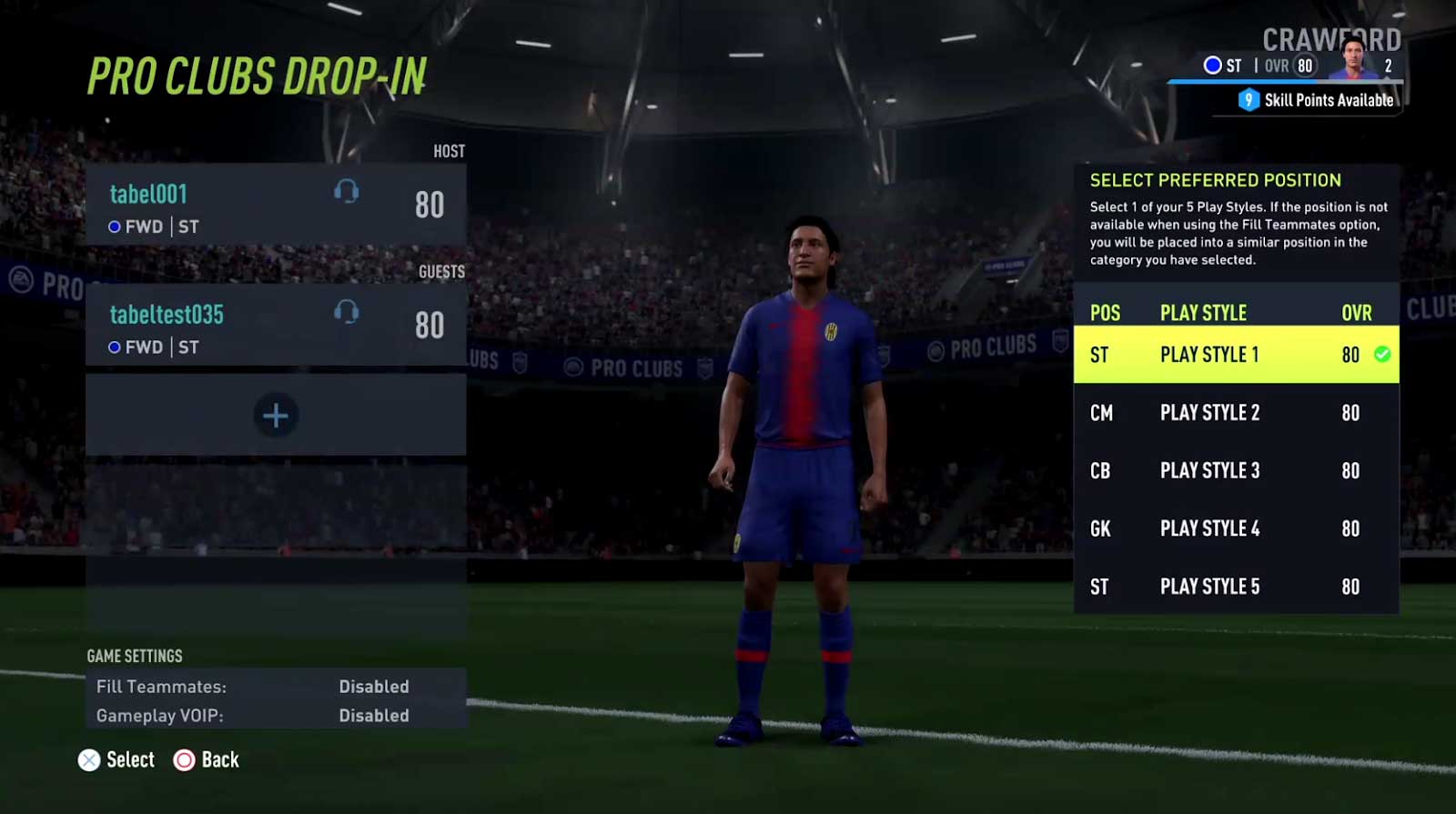 Nuevas funciones en FIFA 21 Pro Clubs