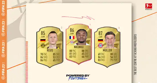 The Best FIFA 23 Bundesliga Centre Attacking Midfielders The Best FIFA 23 Bundesliga Centre Attacking Midfielders