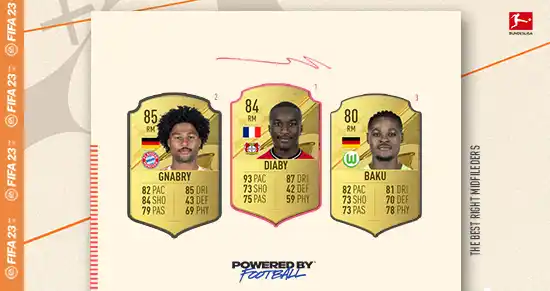 The Best FIFA 23 Bundesliga Right Midfielders The Best FIFA 23 Bundesliga Right Midfielders