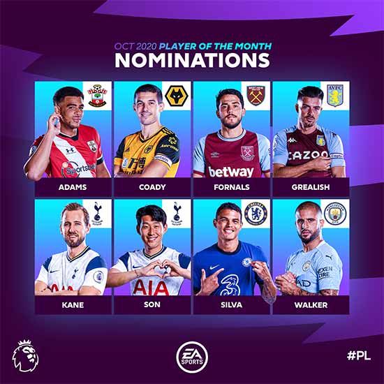 October's Premier League POTM