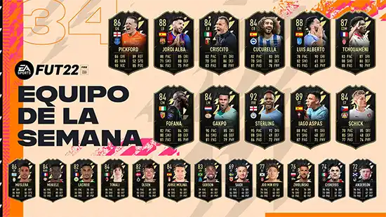 FIFA 22 TOTW 34