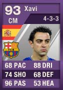 FIFA Ultimate Team Cartão Roxo - Xavi