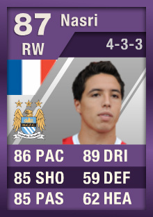 FIFA Ultimate Team Cartão Roxo - Samir Nasri