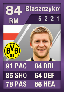 FIFA Ultimate Team Cartão Roxo - Blaszcykowski