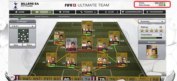 FUT 13 : More Features