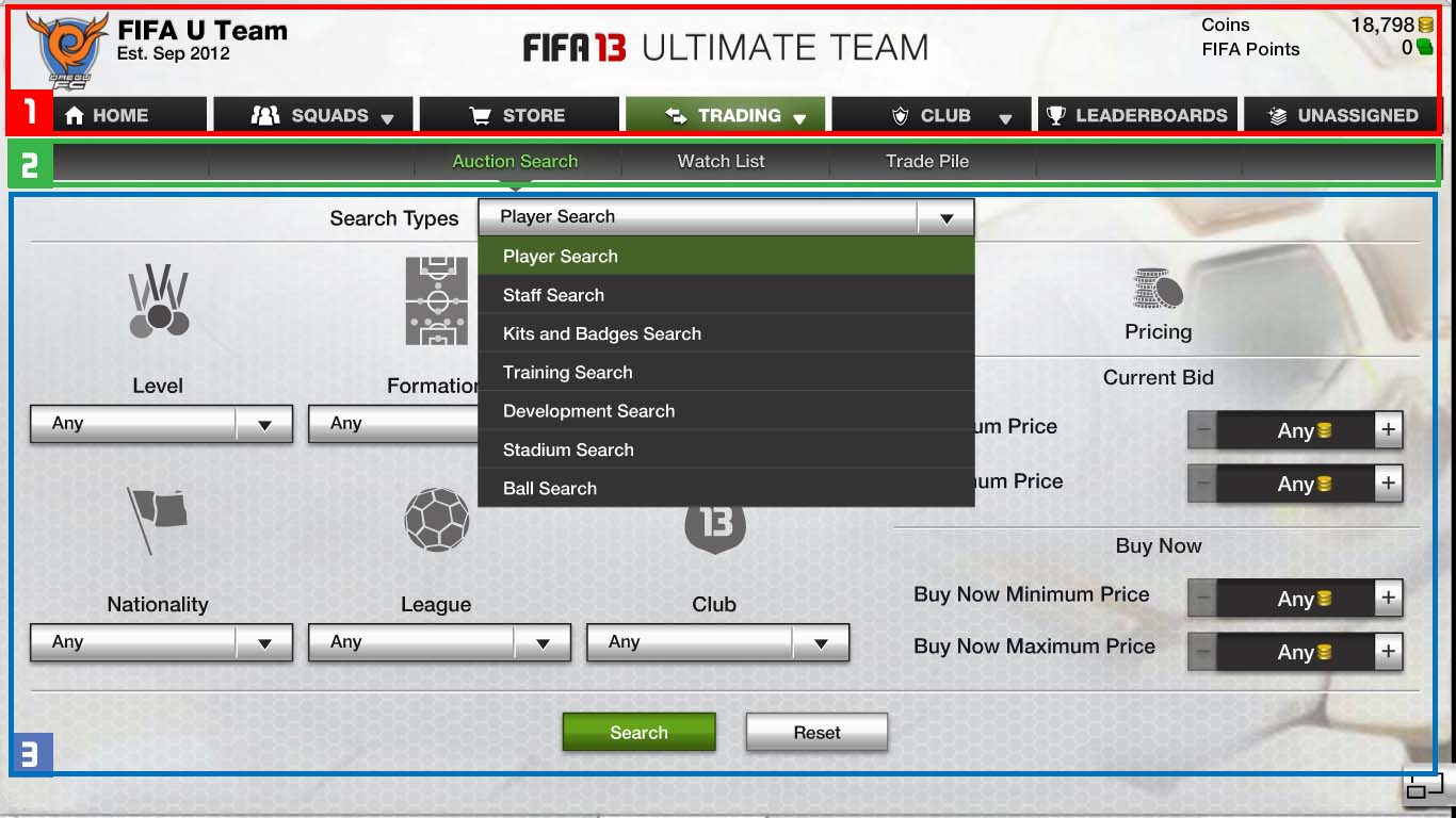 FUT 13 Web App - Complete Guide of Web App for FIFA 13 Ultimate Team