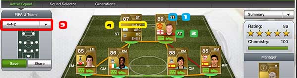 FUT 13 Chemistry Guide - Formations and Positions