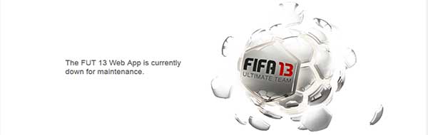 FIFA 13 Ultimate Team Maintenance