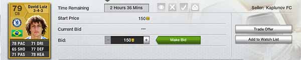FIFA 13 Ultimate Team Trading