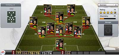 FIFA 13 Ultimate Team - Team of the Week 10 (TOTW 10)