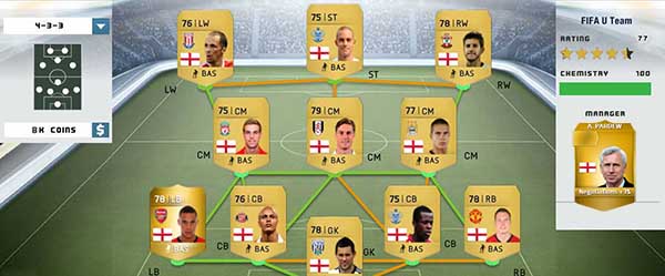 English Players Guide for FIFA 14 Ultimate Team