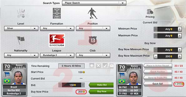 FIFA 13 Ultimate Team - Quick Sell Method