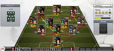 FIFA 13 Ultimate Team - Team of the Week 44 (TOTW 44)