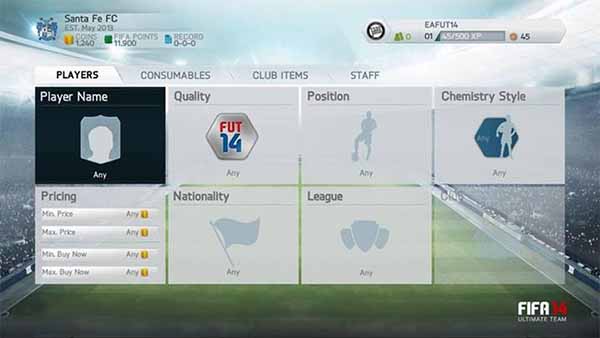 First FUT 14 Details Explained